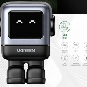 Cargador UGREEN UNO Nexode RG 65W USB-C GaN Carga Rápida