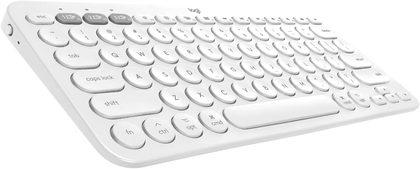 Teclado Logitech K380 Bluetooth Multidispositivo Inalámbrico Blanco - Image 1