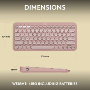 Teclado Logitech Pebble Keys 2 K380s Bluetooth Multidispositivo - Image 3