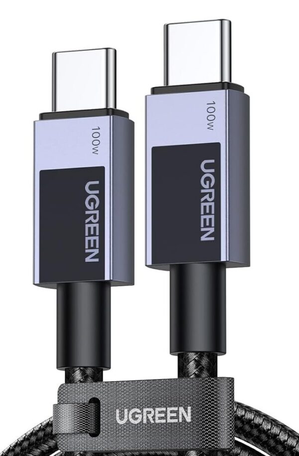 Cable UGREEN USB-C a USB-C 100W Carga Rápida PD 1m Gris