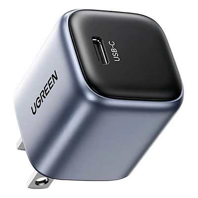 Cargador UGREEN Nexode 45W USB-C Carga Rápida GaN Gris