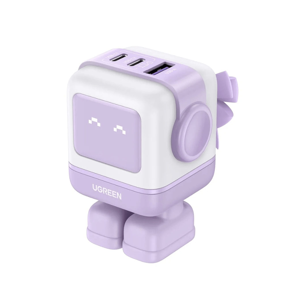 Cargador Mini GaN 30W USB-C Carga Rápida Morado - Image 1