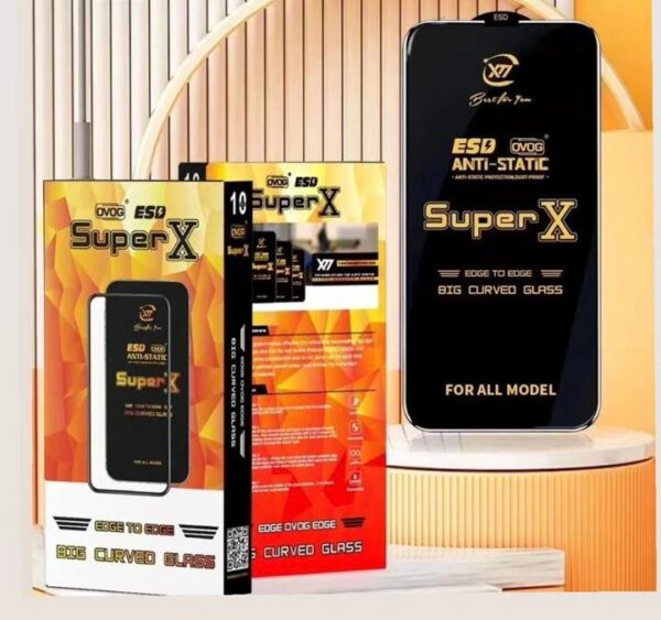 Protector de Pantalla iPhone Premium con Bordes Negros